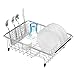 SANNO Silverware Organizer - Cutlery Utensil Holder Stainless Steel Drying Rack Drainer for Kitchen Silverware