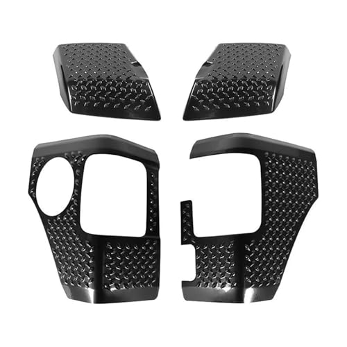 Feu arrière et sourcil de roue pour Wrangler JL 2018+ | Kit de protection noir 4 pièces