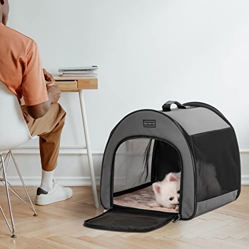 Lemmiklooma toode – hingav, kokkupandav suurus M, värv hall (Petsfit)