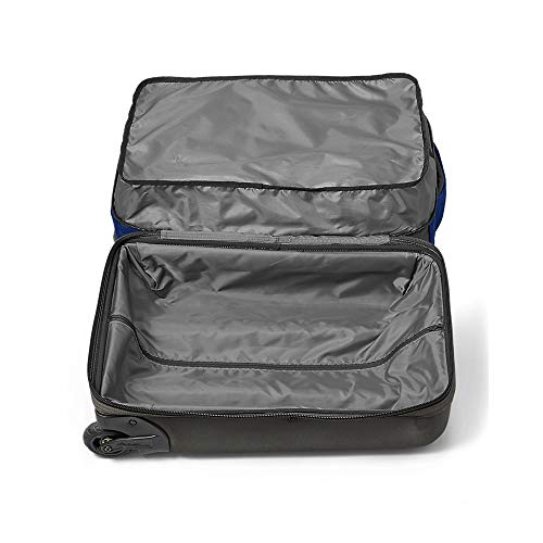 Eddie Bauer Unisex-Adult Expedition Drop Bottom Rolling Duffel - Medium, Sapphir