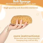 Shower Sponge, 2 Pcs Large Bath Sponges for Shower Body Scrubber Soft Loofah Exfoliating Sponge for Women Men Home Bathroom Face Body Washing Bathing Deep Cleansing - Image 3
