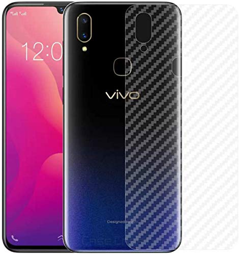 Image of Compatible with Vivo V11 Back Screen Protective Film Carbon Fiber Skin Transparent Screen Guard Sticker