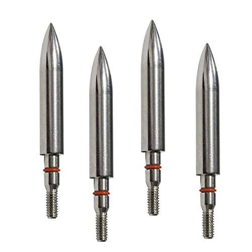 Image of 100 /125 /150 /200 /300 Grains Archery Field Points Practice Field Tips, Archery Target Practice Hunting Arrow Tip for Recurve, Compound Bow Crossbow, Stainless Steel Screw in Broadheads