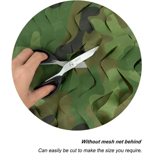 Sitong Bulk Roll Camo Netting For Hunting Military Decoration Sunshade, Woodland Camo 210d, 1.5Mx2.5M(4.9ftx8.2ft) - Image 3