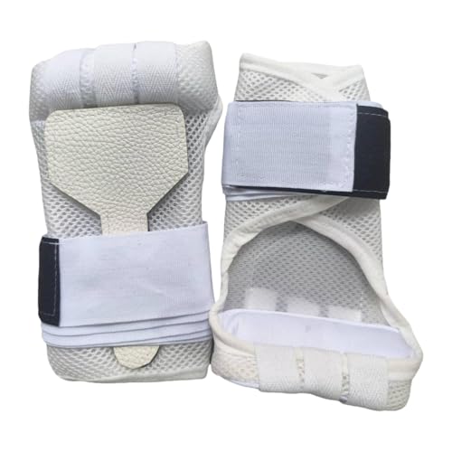 LOVIVER Gants Boxe, Bandages Main légers Professionnels, Gants Sac Frappe pour l'entraînement au karaté, Blanc
