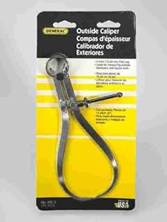 General 452-6 Flat Leg Machinist Outside Caliper