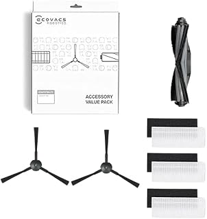 ECOVACS Original Accessory Kit for DEEBOT Y1 PRO Only (1 X Roller Brush, 2 X Side Brush & 3 X EPA Filter) | for Approx. 1 Year of Regular Usage (Not Compatible to Y1 PRO Plus or Any Other Model)