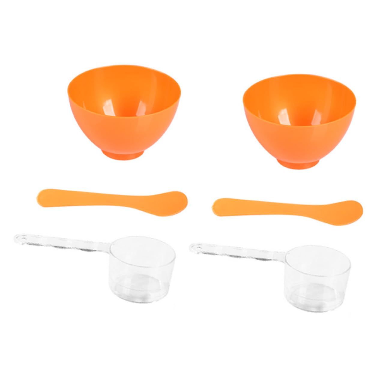 SEWOART Gold Diy Mask Mixing Bowl 6pc Mask Tool Set Pp Material Salon Supplies Travel-friendly Easy to Cle