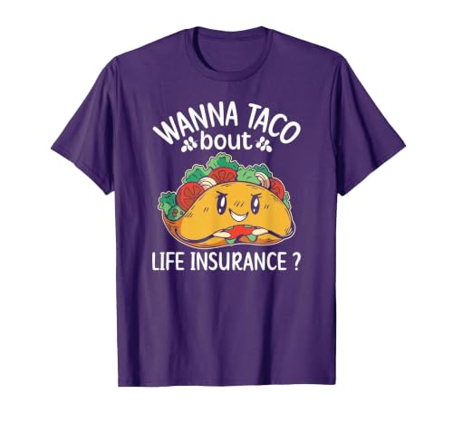 Life Insurance Sales Agent Men Women Life Insurance Broker T-Shirt, Men, Purple, XX-Large
