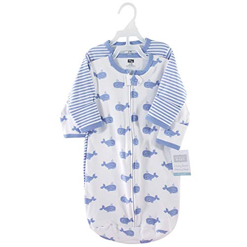 hudson baby babycotton long-sleeve wearable sleeping bag sack blanket