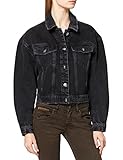 Only ONLMALIBU Life LS RS DNM Jacket NAS Chaqueta de Jean, Negro, L para Mujer