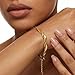 nejoir Gold Plated Bracelets For Women, Stainless Steel Flat Braided Snake Chain Bracelet, 18K Gold Intertwined Charm Flat Chain Bracelets Jewelry Gift Fashion Trendy Accessories