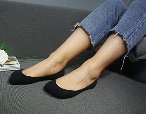 Toes Home No Show Socks Womens, Ultra Low Cut Liners Non Slip Footies for Flats Hidden Invisible Boat Summer 3 to 8 Pairs