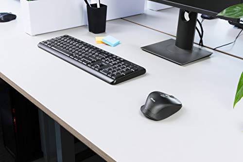 Ozaa Mouse Wireless Ricaricabile, Ergonomico, Sei Pulsanti, Due Pulsanti Silenziosi, Ricevitore USB Plug and Play, Senza Fili, per Computer, Desktop, iPad, PC Portatile, Tablet, Macbook - Blu - Mouse gaming - Immagine 3