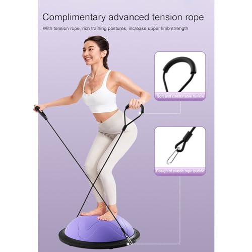 Cojín de equilibrio para entrenamiento de fuerza, yoga y gimnasia para hombre y mujer. 2