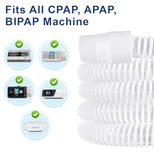 2 Stück CPAP Schlauch 180cm Länge 22 mm Schlauchanschluss Universalschlauch Universeller Beatmungsgeräteschlauch Schlauch für Atemgeräte für Beatmungsgeräte