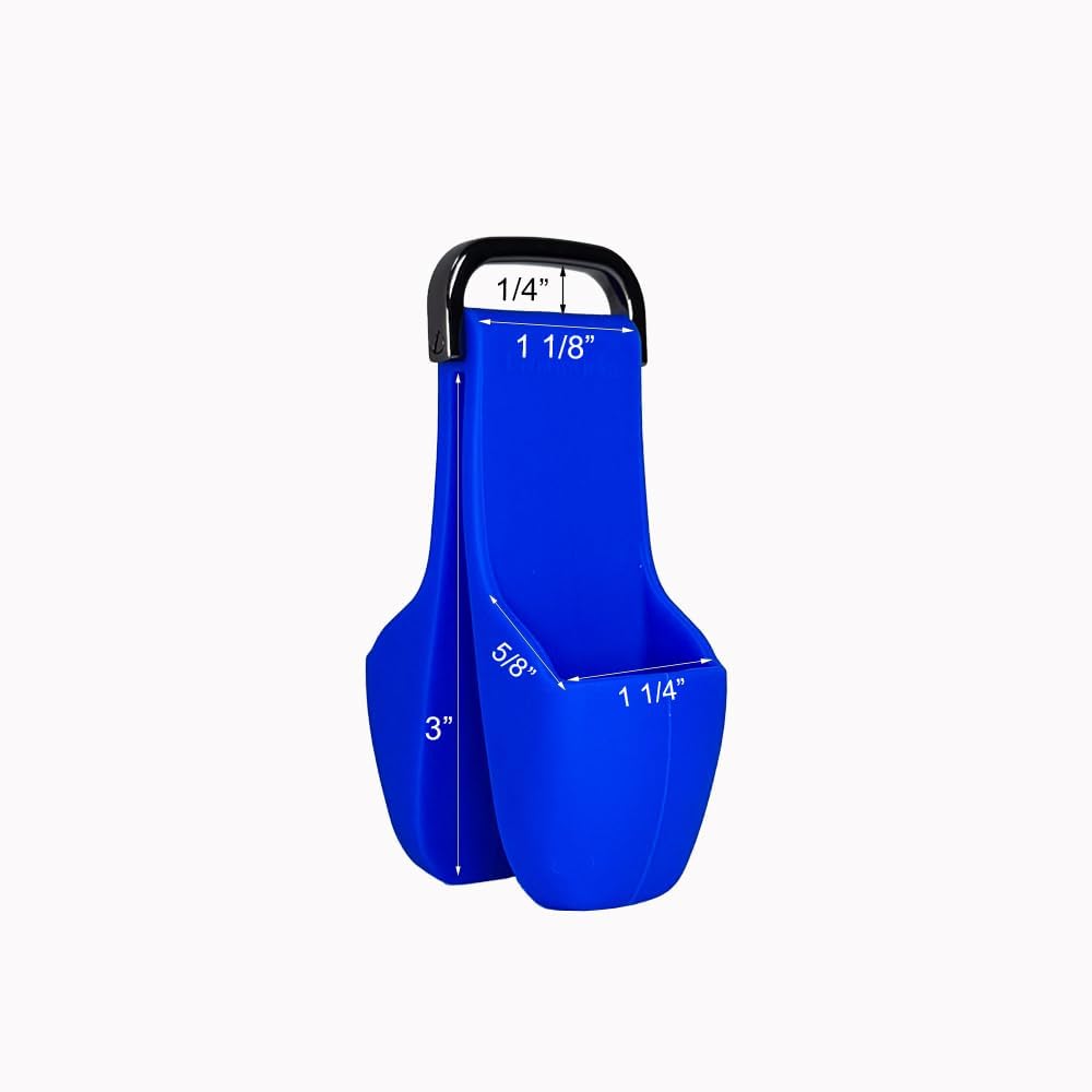 The Sknob™ Compact Silicone No Touch Door Opener Push Press Twist Lift Hold Multifunctional Touchless Portable Hygiene Tool (3, Seduce Me Blue)