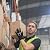 KAYGO Work Gloves Nitrile Coated, 12 Pairs KG12N?Seamless Knit, Protective Safety Work Gloves with Good Grip for General Work,Black,L