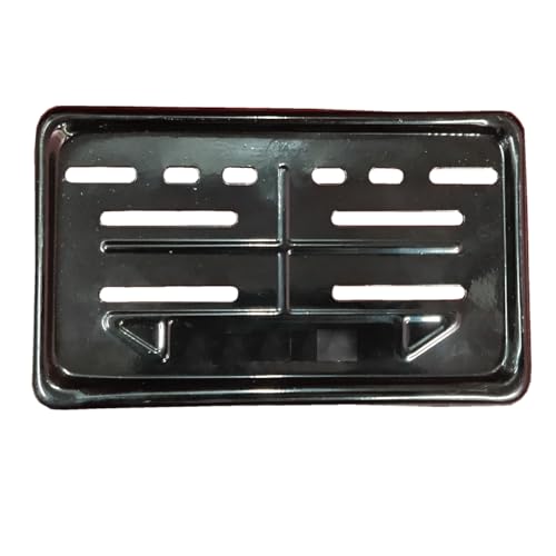 Image of Metal Number Plate Frame(Set of 2 Front & Rear) Bike Number Plate (Iron 30 cm x 1 cm) for All Bike (Black)