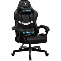 GTPLAYER Silla de Oficina para Gaming, Masaje, sillón Gamer,