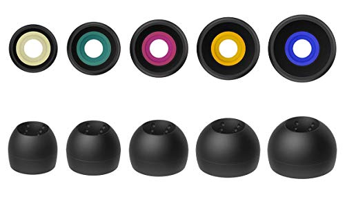 JVC EPFX10 Spiral Dot Earpieces - Set of (4) Ear Tips, Sizes Small Through Large, Fits Many JVC Models (Medium) - Image 2