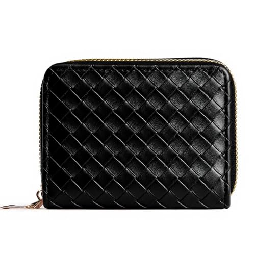 Wallet Women's Card Cases Dubble Zip Around Vegan Leather Small