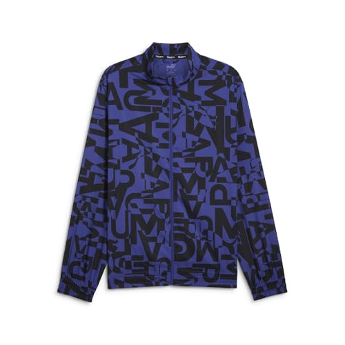 Veste graphique énergétique PUMA homme : le vêtement d'extérieur bleu idéal