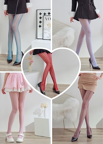 Image of Sahabowi Fishnet Pantyhose For Women Sheer High Waist Tights Control Top Mesh Stockings, Pantyhose12