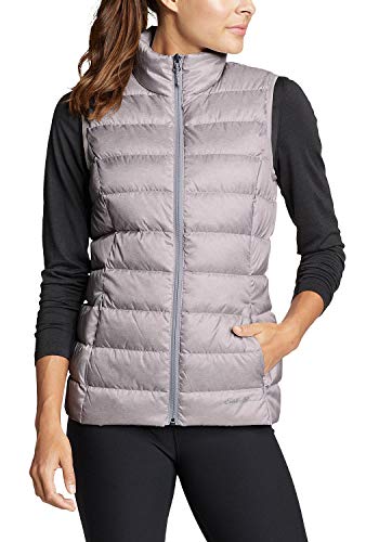 Eddie Bauer Damen Cirruslite Daunenweste, Gr. S (34/36), Hellgrau