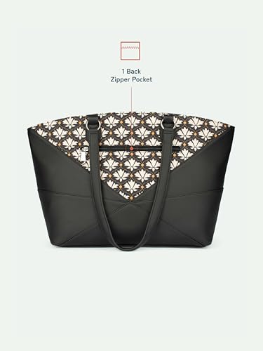 Image of ZOUK Rhea Kapoor Tote Bag - | Elegant Vegan Leather Tote for Women |