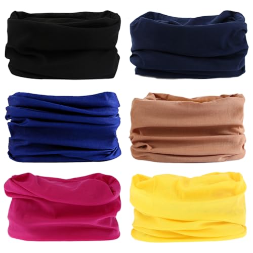 Image of Venswell Neck Gaiter Face Mask Men Women,Seamless Bandana Rave Face Cover Scarf Mask,Balaclava,Headband, Head Wrap,Headwear