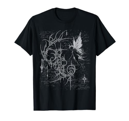 Y2k grunge fairy alt goth sigilism vintage graphic t-shirt