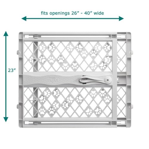 Mypet 8871 North States Paws Portable Pet Gate: 26-40 Inch Wide. Pressure Mount. No Tools Needed. Made In Usa. Dog Gate 23 Inch Tall thumb #2