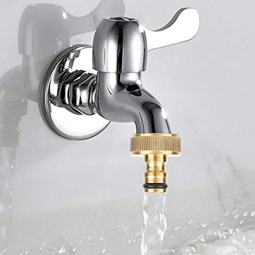 1 Inch Female Thread Quick Connection Hose Connector Water Pipe Adapter Solid Brass Quick Connector Garden Hose Fitting Water Hose Connectors #TOP3