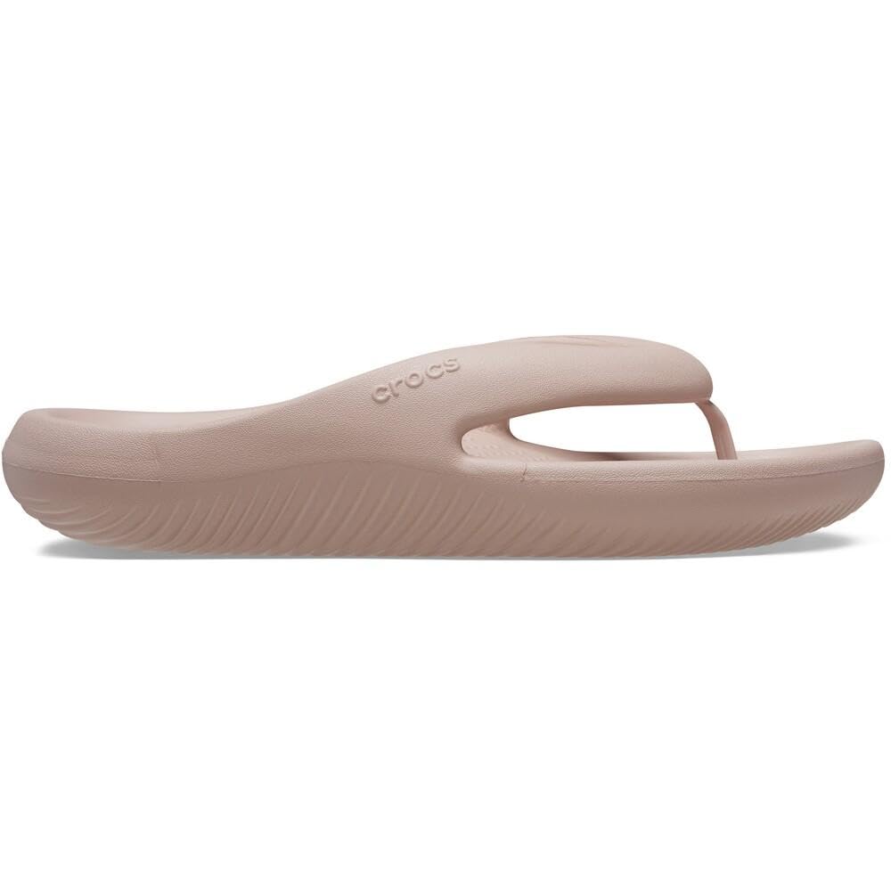 Tongs unisexes pour adulte Crocs sandales légères argile rose - 8