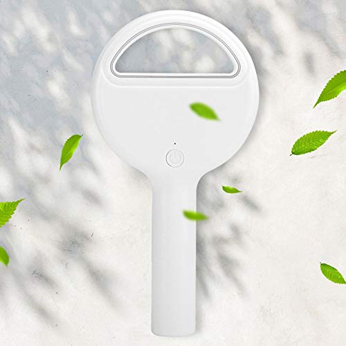 Bladeless Fan, 3-Speed Usb Rechargeable Portable Mini Fan Ultra-Low Noise Adjustable Handheld Personal Fan For Kids, Girls, Women, Men, Travel, Indoor, Outdoor(White) #TOP3