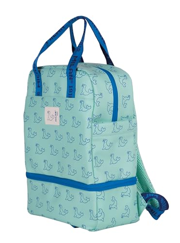 Sac à dos d'école MILAN vert pour enfant évitant les repas chauds grâce à l'isotherme 13,5L