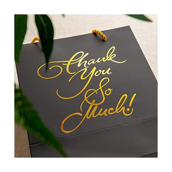 Crisky - Bolsas de regalo de agradecimiento, bolsas de cumpleaños y boda para invitados de hotel, fiesta de bienvenida de bebé, bolsas de caramelo, juego de 25 - Imagen 4