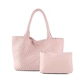 Veganes Ledertaschen-Material: Diese hochwertigen Hobo-Taschen für Damen sind handgewebt aus hochwertigem, veganem Leder, das professionell hergestellt wurde, um das Aussehen einer sehr gleichmäßigen, feinen und makellosen Oberfläche zu verleihen. Da...