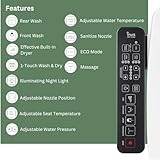 Inus N32 Electric Heated Bidet Toilet Seat thumbnail 5