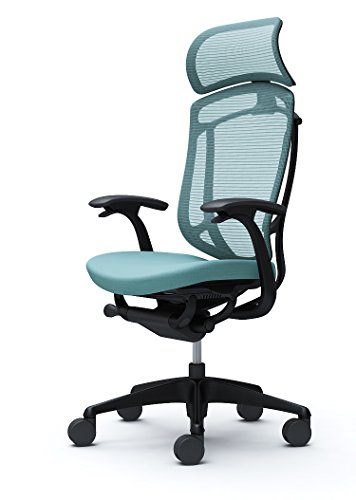 オカムラ オフィスチェア コンテッサ セコンダ 固定肘 エクストラハイバック 座:クッション セージ CC47MR-FPC6