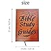 66-Page Bible Study Guide, Christian Bible Study Journal Summary Guide in a Year with Daily Scripture Quotes,Reflective Prompts, Small Font Portable Print for Deepening Faith & Knowledge for Women Men