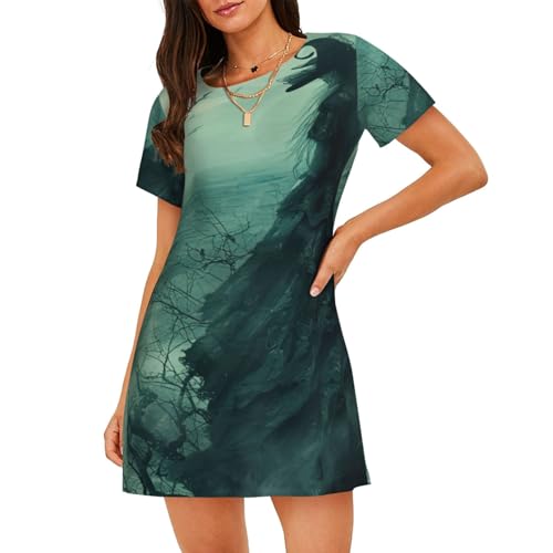 Chemise de nuit respirante anti-transpiration The Sea Witch manches courtes fraîcheur nocturne