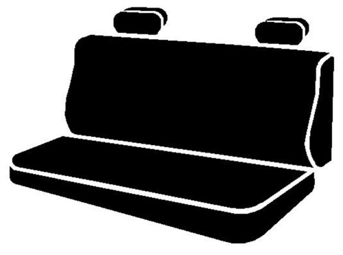 Fia Oe32-28 Charc Custom Fit Rear Seat Cover Bench Seat - Tweed, (Charcoal) #TOP5