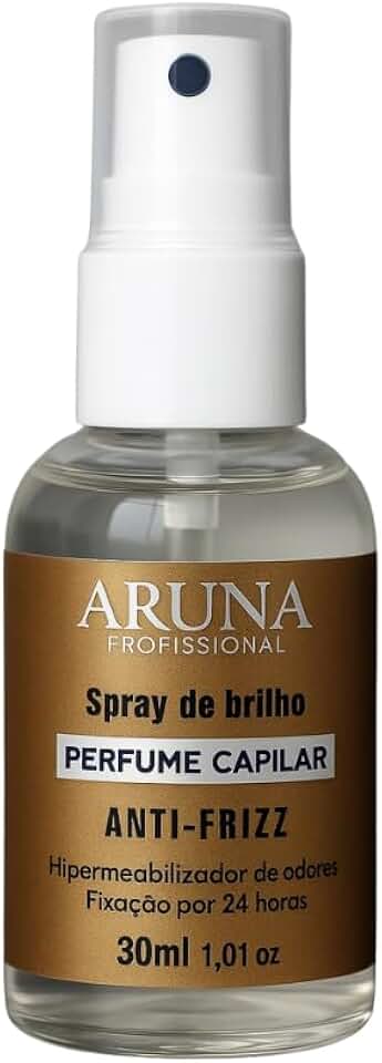 Perfume Capilar em Spray: 30ml - com Anti-frizz, Anti Odores, Ativador de Brilho e Proteção UV