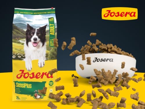 JOSERA Adult SensiPlus Ente & Reis (1 x 12,5 kg) | Premium Trockenfutter für ausgewachsene empfindliche Hunde | mit viel Biotin für gesunde Haut & Fell | hoch verdaulich | glutenfrei | 1er Pack 2