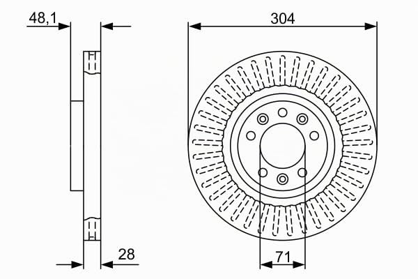 Disques de frein Bosch BD2149 certifiés ECE-R90 pour résoudre les problèmes d'usure