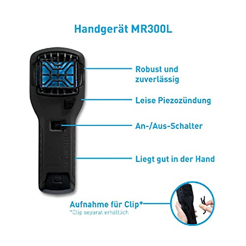 Thermacell MR300 Mosquito & Midge Protector ; Inclusief 3 x 4 uur matten & 1 x 12 uur cartridge; Gemakkelijk te gebruiken, zeer effectief; DIET-vrij; Geen spray; Geen rook; 20 m² Beschermingszone - Image 4