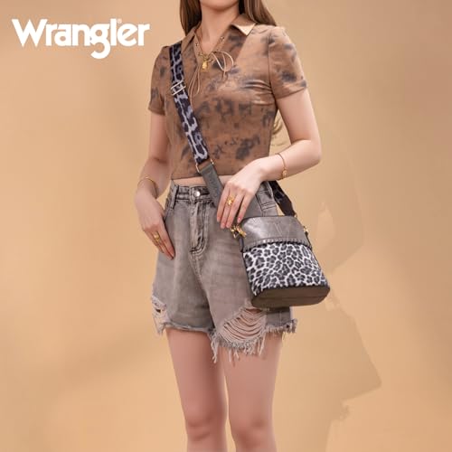 Image of Wrangler 3PCS Purses for Women Tote Bag Crossbody Handbag and Wallet Set with Guitar Strap