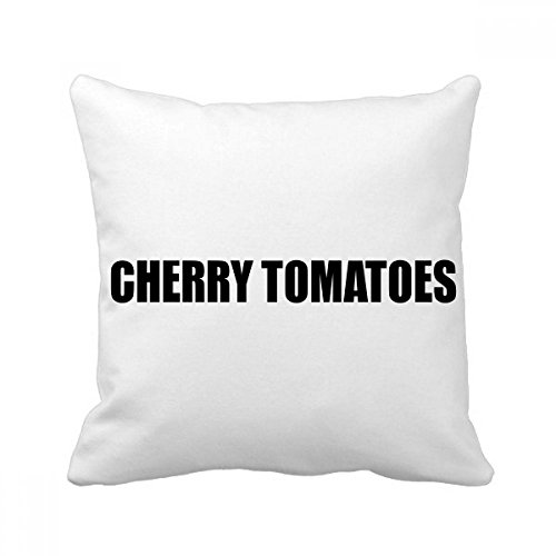Coussin tomates cerises 40x40 cm carré multicolore pour décoration de canapé - 2